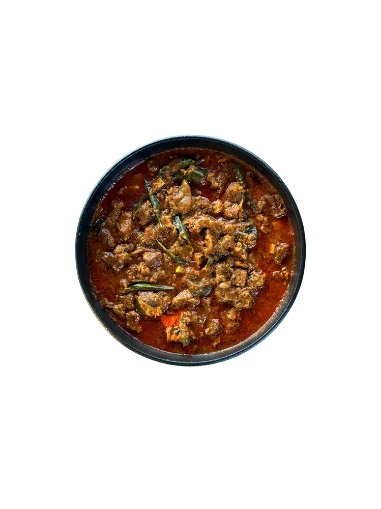 Beef Shappile Curry - Kerala Banana Leaf Curry